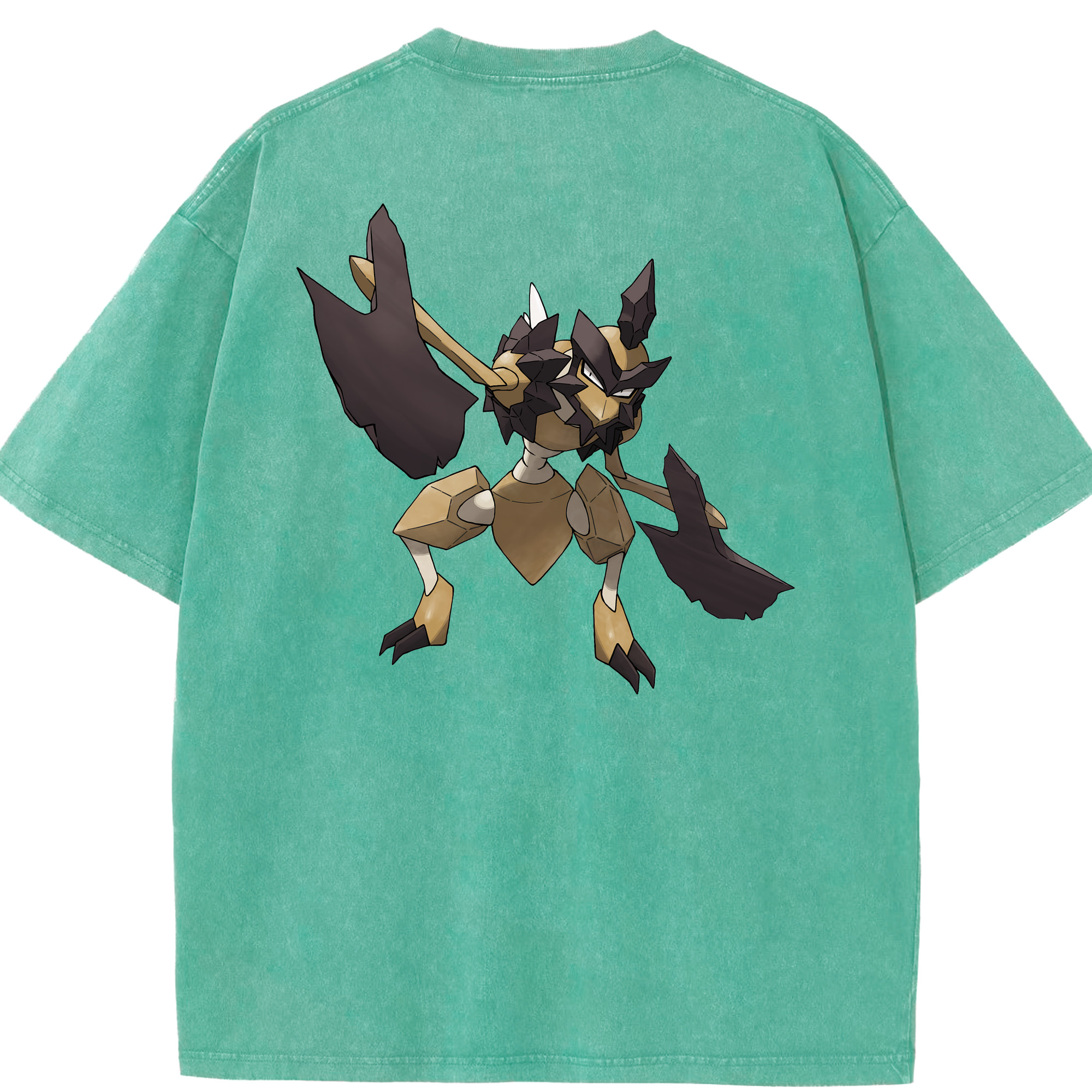 （画像用） ポケットモンスター Pokémon 綿100% ヴィンテージ風 半袖Tシャツ（背面プリント）